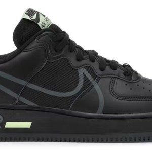 Nike Air Force 1 React Black Violet Star Barely Volt D/MS/X edition size 12